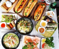 数々のベトナム料理の写真