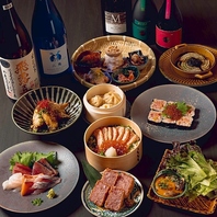 おばんざい盛り、わっぱ飯が楽しめる飲放付のコース有♪