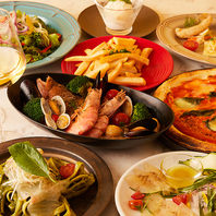 種類豊富な料理メニュー！