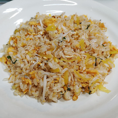 じゃことたくあんのさっぱりチャーハン