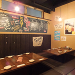 宴会用のお席もご用意しております！みんなでワイワイ盛り上がろう♪