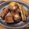 料理メニュー写真 鴨陶板焼き