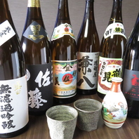 店主厳選の日本酒・焼酎◎市販されない希少なお酒も！