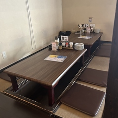 掘りごたつは最大12人まで座れます