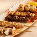 料理メニュー写真&nbsp;串焼き五種盛り合わせ（塩・タレ）