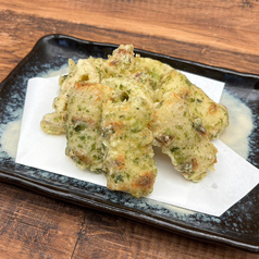 竹輪と蓮根の磯部揚げ