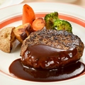 料理メニュー写真&nbsp;黒毛和牛と国産豚のハンバーグ
