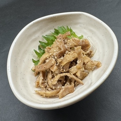 鶏皮ポン酢オニオン/鯖缶バター