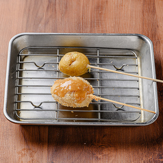 北海道産じゃがバター串～塩辛バターソース～