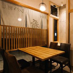 個室4名様のお席