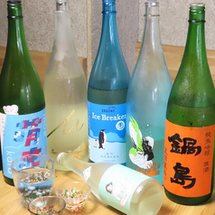 店長セレクトの厳選日本酒取り揃えております