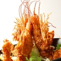 料理メニュー写真 赤海老のエビフライ