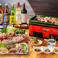 宮崎鶏焼 とさかのコース写真