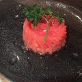 料理メニュー写真 冷やしトマトのカルパッチョ