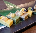 料理メニュー写真 三色生麩田楽/生湯葉の刺身
