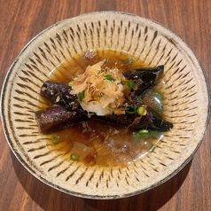 出汁香る茄子の揚げ浸し