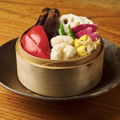 旬野菜のせいろ蒸し