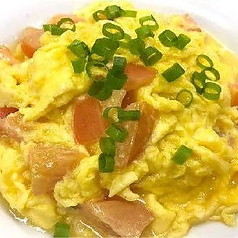 玉子とトマト炒め
