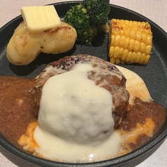 鉄板とろりチーズハンバーグ