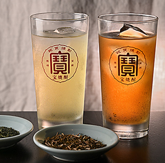 こだわりの緑茶ハイ/ほうじ茶ハイ