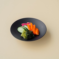 広島菜と自家製漬物盛り合わせ