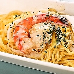 エビとホタテのクリームパスタ