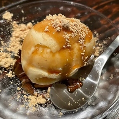 季節のジェラート/黒蜜きなこアイス