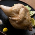 料理メニュー写真&nbsp;名物！ひな鶏半身姿揚げ