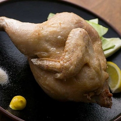 名物!ひな鶏半身姿揚げ