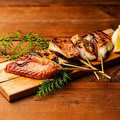 料理メニュー写真&nbsp;炭火焼き魚串焼き盛り合わせ