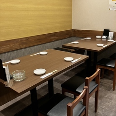 ◆各種飲み会やデートなどのお食事シーンでも御利用頂きやすいお席となっております◎