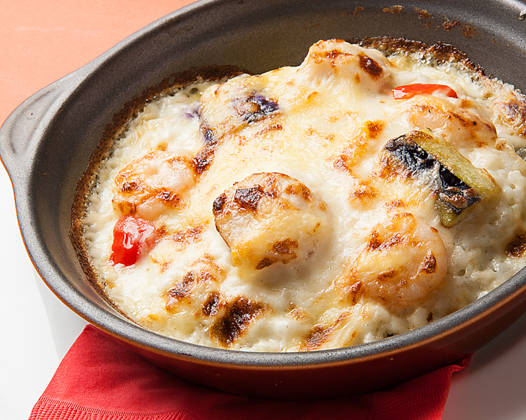 北海道産牛乳・バターを使った　ドリアやグラタンも人気