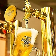 最後のひと口までずっとうまさが続くビールの写真