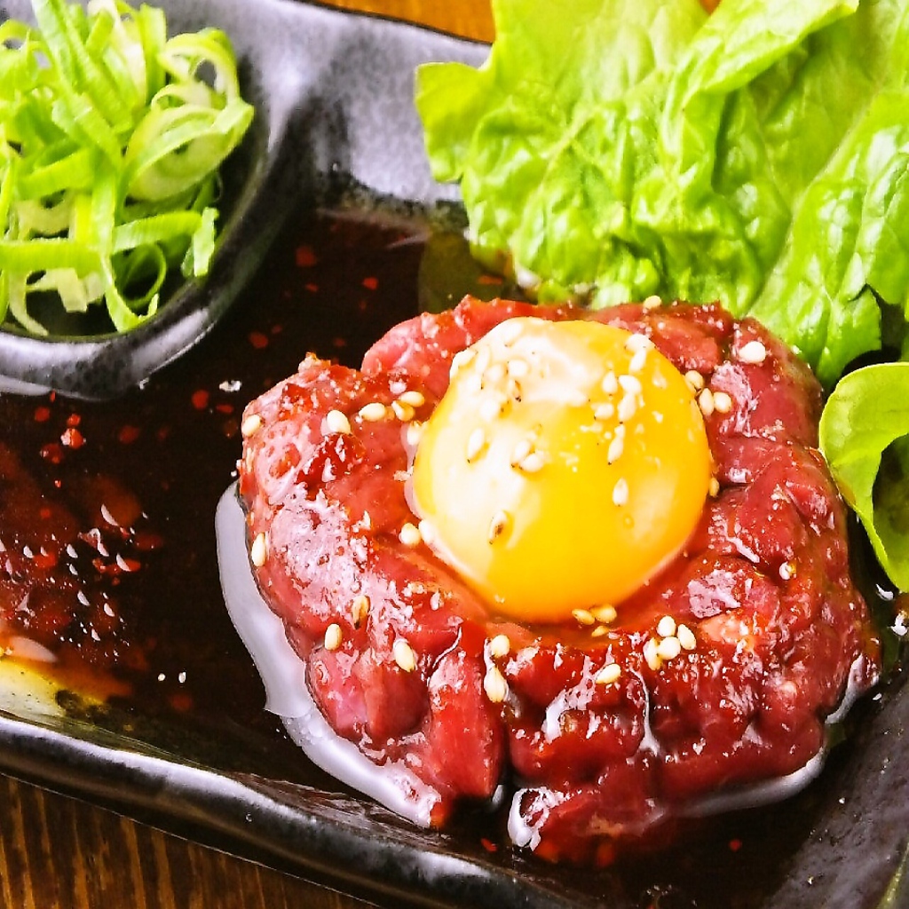 大人気！！数量限定！！【桜ユッケ】☆480円(税抜)！！