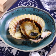 緋扇貝のバター醤油