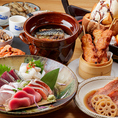 〈各種ご宴会に◎〉当店人気のお料理を存分に楽しめる、飲み放題付きのお得なコースは5,000円～各種ご用意！新鮮な海鮮料理をたっぷり堪能しながら、お酒も思う存分にお楽しみいただけます。各種ご宴会ご予約受付中◎