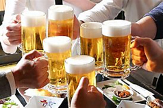 乾杯の音頭に欠かせないビール☆ノンアルコールもご用意