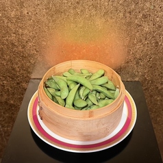 熱々蒸し枝豆