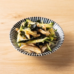 むね肉梅肉和え