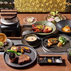 鉄板焼き 神火のコース写真