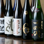 贅沢気分を味わえる焼酎、日本酒。プレミア級のお酒があるときもあるので「かがり」スタッフまでお尋ねください！