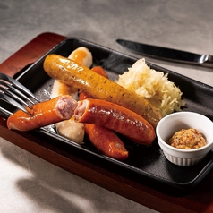 ソーセージ４種盛合せ