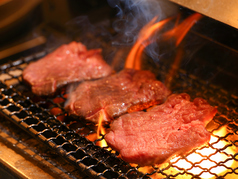 焼肉屋の厚切りネギ塩牛タン