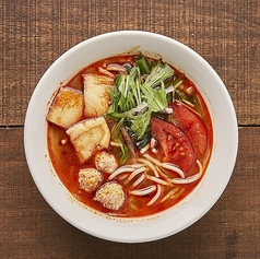 海老団子入り蟹汁麺