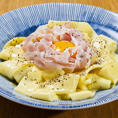 オオイタリアン♪やせうまカルボナーラ