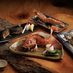 四季折々、旬の食材を使用した原始焼きは当店でしか味わえない逸品です。