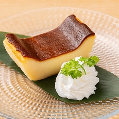 しっとり米粉のバスクチーズケーキ