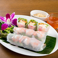 料理メニュー写真&nbsp;★エビとアボカドの生春巻き