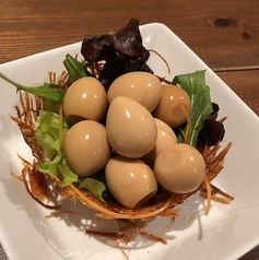 うずら卵の燻製