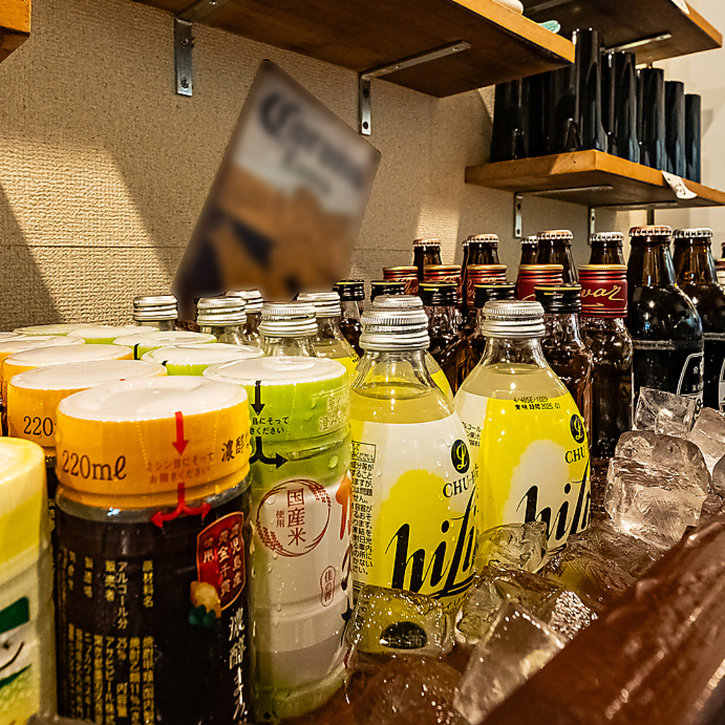 当店名物どぶづけコーナー！お好きなお酒を自由に取っていただきお席で自分で作るセルフ仕様！